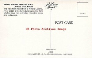 HI, Lahaina, Hawaii, Front St, Sea Wall, Business Area, Colourpicture No P311970 