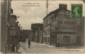 CPA ESBLY Rue du Chemin de Fer (19593)