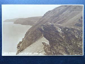 Devon AT HEDDONS MOUTH near LYNTON c1920 RP Postcard by Judges 5843