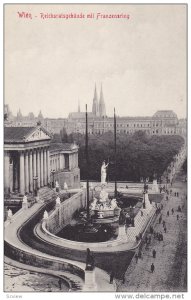 Wien , Austria , 00-10s ; Reichsratsgebaude mit Franzensring