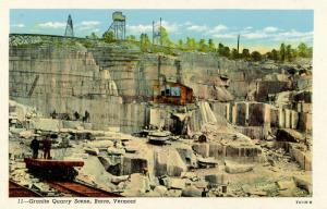 VT - Barre.  Granite Quarry  Scene