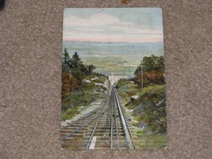 KAATERSKILL-IN-THE-CATSKILLS-OTIS ELEVATING RAILWAY, N.Y. USED VINTAGE CARD