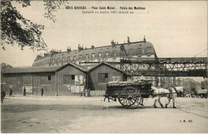 CPA PARIS 6e Place St-MICHEL Palas des Machines (560896)