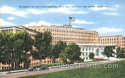 University of Michigan Hospital, Ann Arbor, MI Sanitarium Unused 