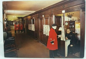 Vtg Postcard Chelsea Pensioners Berths on the Ward at the Royal Hospital Chelsea