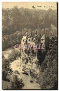 Old Postcard Dinart Castle Walzin