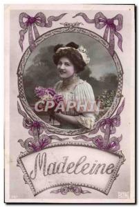 Old Postcard Madeleine Surname