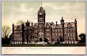 Columbus Ohio c1910 Tucks Postcard Main Building Ohio State University