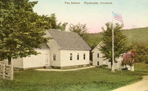 VT - Plymouth. The School