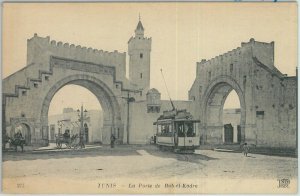80303 - TUNISIA - VINTAGE POSTCARD - TUNIS Tram-