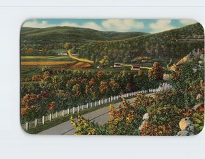 Postcard Mountainburg, As Seen From U. S. Highway 71, Mountainburg, Arkansas