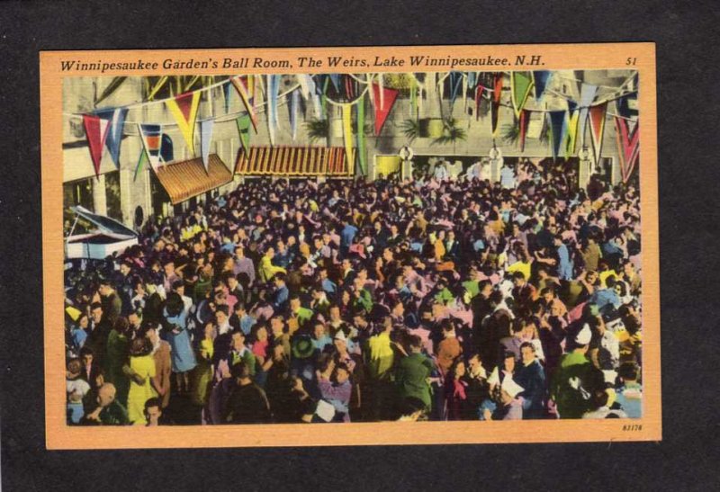 NH Garden Ball Room Dancing Weirs Lake Winnipesaukee New Hampshire
