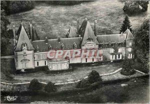 'Postcard Modern Orbais l''Abbaye (Marne) The castle of Coupgny aerial view'