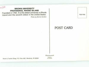 Unused 1990's BROWN UNIVERSITY Providence Rhode Island RI L6704-16