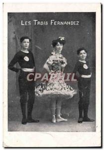 Old Postcard The Three Fernandez