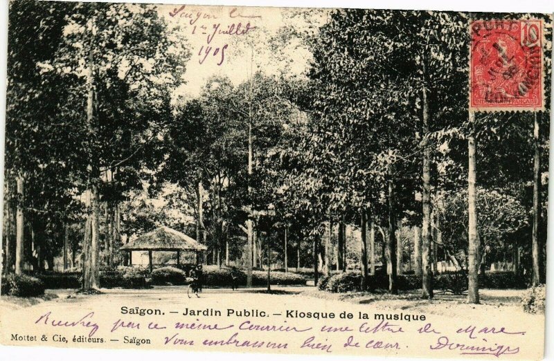 VIETNAM INDOCHINE - Saigon - Jardin Public - Kiosque de la Musique (190278)