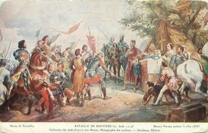 France Bouvines battle by Horace Vernet & Entry of Henri IV in Paris by Gerard 