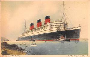 Cunard White Star, RMS Queen Mary Ship Unused 