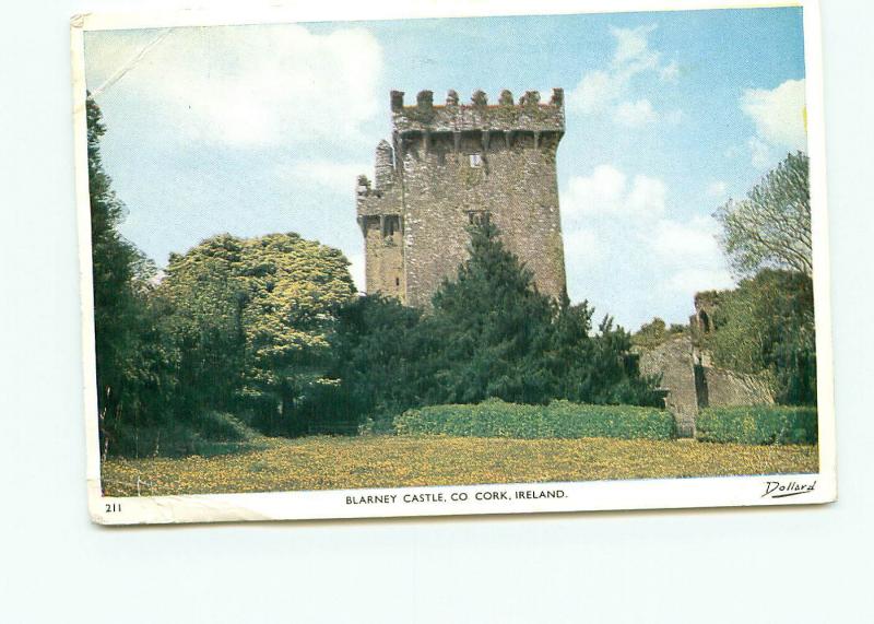 Postcard Kissing Blatney Stone Blarney Castle Co Cork Ireland #3793A   