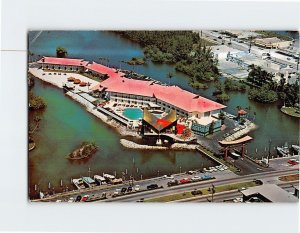 Postcard Aerial View of The Castaways Miami Beach Florida USA