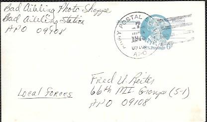 US Pre-stamped used Postcard UX64 John Hanson, Patriot