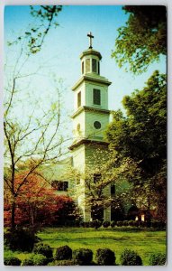 Saint John's Episcopal Church Richmond Virginia VA Grounds And Trees Postcard