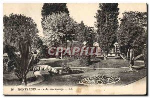 Old Postcard Montargis Garden Durzy