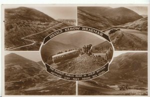 Scotland Postcard - Views of Devil's Elbow - Braemar - Real Photograph   ZZ1473