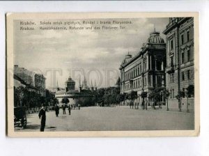 401587 POLAND KRAKOW occupation 1917 year RPPC austrian post