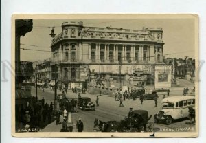 428324 ROMANIA Bucharest ercul Militar CARS BUS Vintage photo postcard