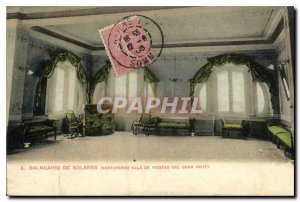 Postcard Old Balneario de Santander Bolares sala de fiestas del gran hotel