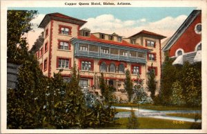 Postcard Copper Queen Hotel in Bisbee, Arizona