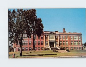 Postcard North Attleboro High School, North Attleboro, Massachusetts