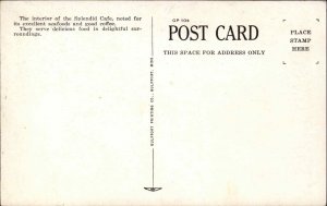 Gulfport Mississippi MS Splendid Caf� Interior Vintage Postcard