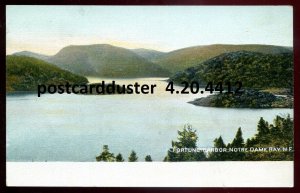 h3179 - NOTRE DAME BAY Newfoundland Postcard 1910s Fortune Harbor by Byrne