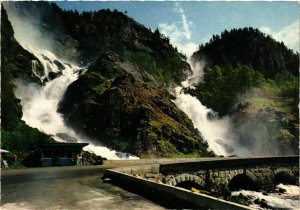 CPM AK The Latefoss Falls, Odda, Hardanger NORWAY (840054)