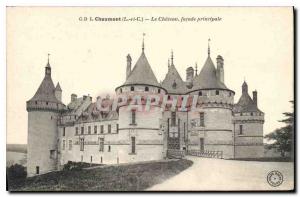 Old Postcard Chaumont L and C. The main fa?ade Chateau