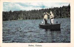Arden Ontario Canada Lake View Fishing Antique Postcard J79965