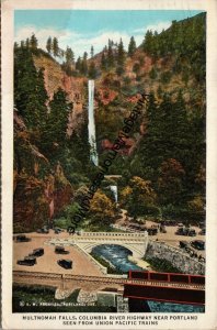 Multnomah Falls Columbia River Highway Near Portland Oregon Postcard PC241