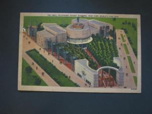 NY World's Fair 1939 Telephone Postcard