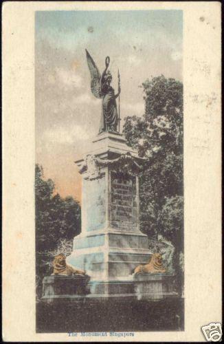 singapore, Unknown Monument Statue (1910s)