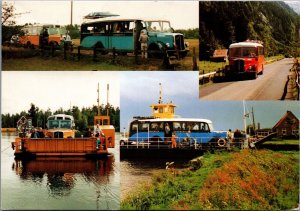 Netherlands Friesch Rijdend Autobus Museum Drachten Vintage Postcard BS21