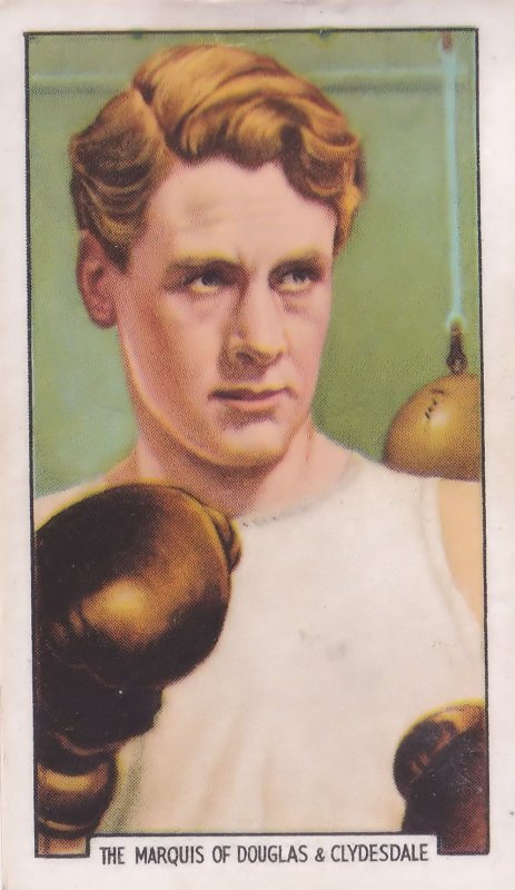 Marquis Of Douglas & Clydesdale Boxing Mount Everest 1930s Cigarette Card