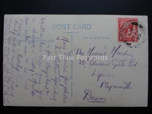 Ireland: Antrim PORTRUSH Divers & Tourists at the BLUE POOL c1929 RP Postcard