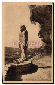 Postcard Old Capital Dordogne Les Eyzies prehistoric Primitive Man Paul Dard?