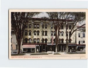 Postcard Adelphi Hotel Saratoga Springs New York USA