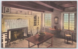 George Washington Masonic Shrine Tappan NY Washington's Office Hand-Colored