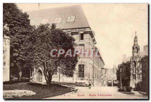 Old Postcard Rouen Musee d & # 39antiquites