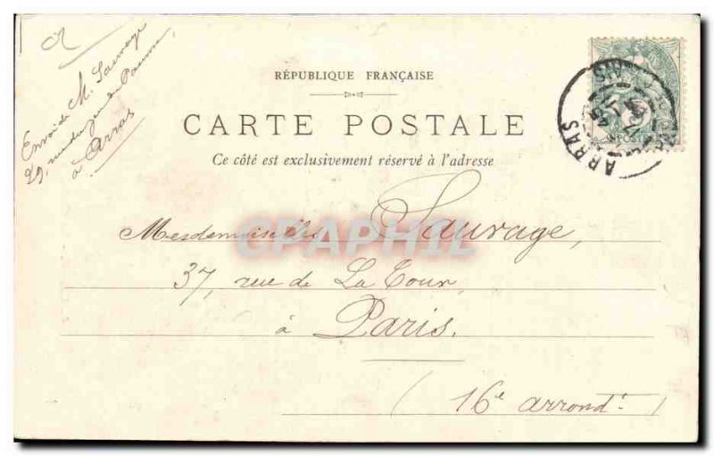 Laon - The Cathedral - Old Postcard