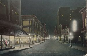ST. PAUL, Minnesota, 1900-1910's; Sixth Street at Night